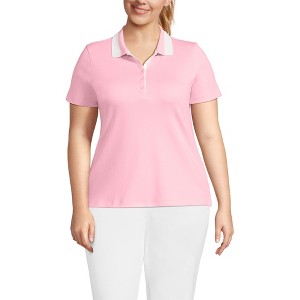 Lands' End Women's Supima Cotton Polo Shirt - 1 of 3