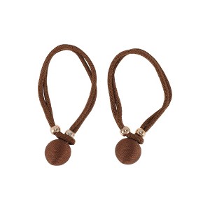 Unique Bargains Wrapped Ball Curtain Tieback Polyester 2 Pcs - 1 of 4