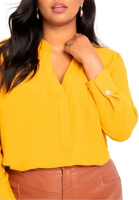 Mustard Yellow Tunic Top - Adored By Alex