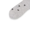 Anna-Kaci 3-Pack Women's Crew Socks with Allover Bow Embroidery and Ribbed Texture - 3 of 4