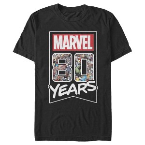 Men's Marvel 80 Years Logo T-Shirt - 1 of 4