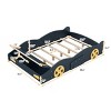 1 Full Car Bed Frame, Solid Wood Platform with Wheels and Built-in Storage for Kids Bedroom Decor - Baofuwish - 4 of 4