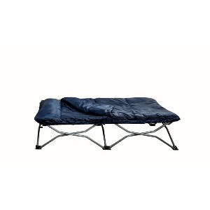 Regalo My Cot Deluxe Portable Toddler Bed Includes Sleeping Bag - Navy - 1 of 4