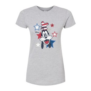 Women's - Disney - Americana Goofy Fitted Graphic T-Shirt - 1 of 3