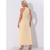 Allegra K Women's Sleeveless Halter Neck Belted Elegant Wedding Cocktail Dressy Jumpsuits - image 3 of 4