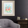 Trademark Fine Art - Ania Zwara  Coral Gees In The Garden Matted Framed Art - 2 of 4