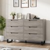 Tall 6-Drawer Dresser, Freestanding Vertical Storage Cabinet for Bedroom, Closet, Living Room, Hallway, or Entryway - 2 of 4
