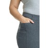 Rekucci Women's Plus Size Pull-On Mid-Rise Capri Pants with Tummy Control - 4 of 4