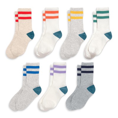 Primary Kids Athletic Sock 7-Pack