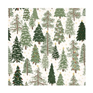 Trademark Fine Art -Laura Marshall 'Christmas Village Pattern XII' Canvas Art - 1 of 4