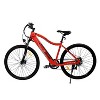 GOTRAX Adult Alpha 29" Step Over Electric Cruiser Bike - Red - 4 of 4