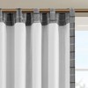 PAGED 50x84 Inch Back Tab Yarn Dyed Plaid Weave Blackout Curtains,Curtain Panels with Fleece Lining for Living Room,Bedroom - 3 of 4