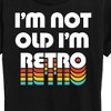 Women's - Instant Message - I'm Not Old I'm Retro Short Sleeve Graphic T-Shirt - 2 of 4