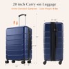 Musment Luggage, Expandable Hardside Suitcase with Spinner Wheels, Hard Shell ABS Durable Lightweight Travel Luggage with TSA Lock - 4 of 4