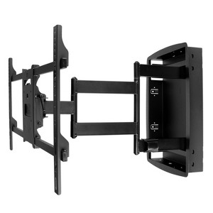 Mount-It! Recessed TV Wall Mount, Articulating Full Motion in-Wall TV Bracket for Flush Installation Fits Screen Sizes 32 - 70 Inch, Up to 175 lbs - 1 of 4