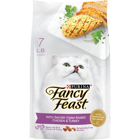 Fancy Feast Gourmet Savory Chicken And Turkey Dry Cat Food 7lbs