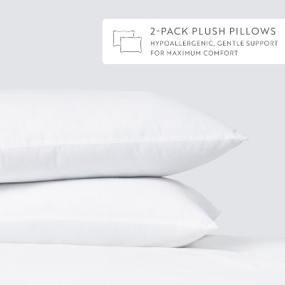Becky Cameron Dorm Room College Essentials Bedding Bundle with Reversible Comforter, Mattress Pad & Pillows, Twin XL - Becky Cameron - Blush — фото 6