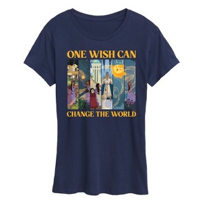 Women's - Disney - One Wish Can Change The World Short Sleeve Graphic T-Shirt - 1 of 4