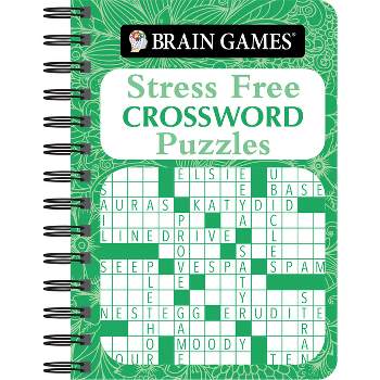Brain Games - To Go - Stress Free: Crossword Puzzles - by  Publications International Ltd & Brain Games (Spiral Bound)