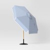 6.5'x6.5' Valence Outdoor Patio Umbrella with Trim Blue/Ivory - Threshold™ designed with Studio McGee - image 3 of 4