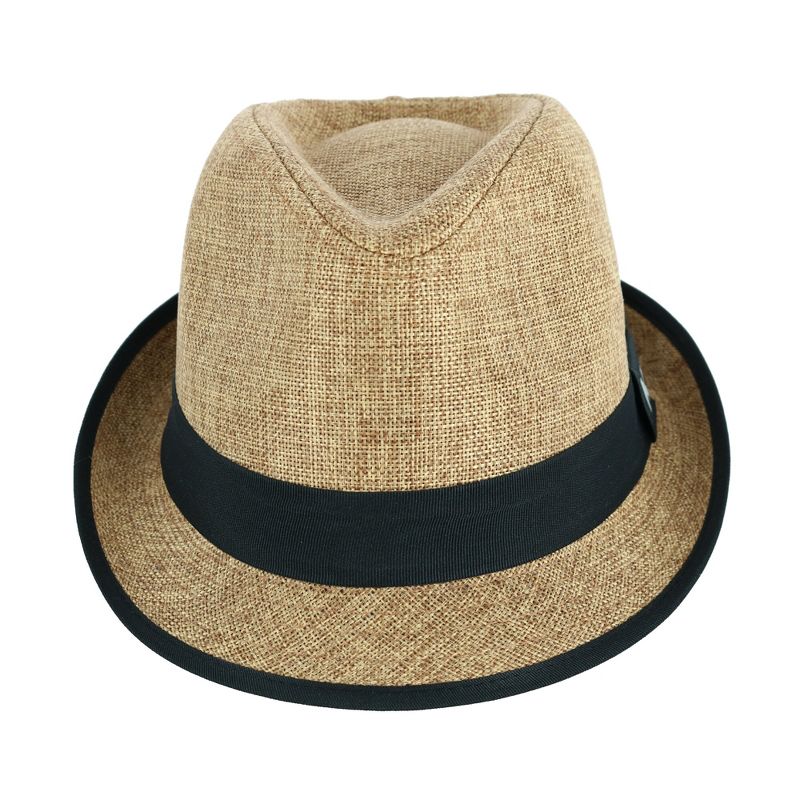 Kenny K Fedora Hat with Black Trim, 3 of 4