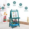 Safstar 3 in 1 Double-Sided Storage Art Easel w/Paint Cups for Kid Writing Teal Frosting - 3 of 4