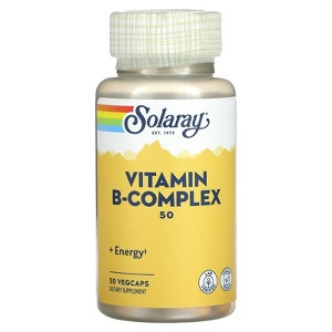 Solaray Vitamin B-Complex, 50 mg, 50 VegCaps - 1 of 4