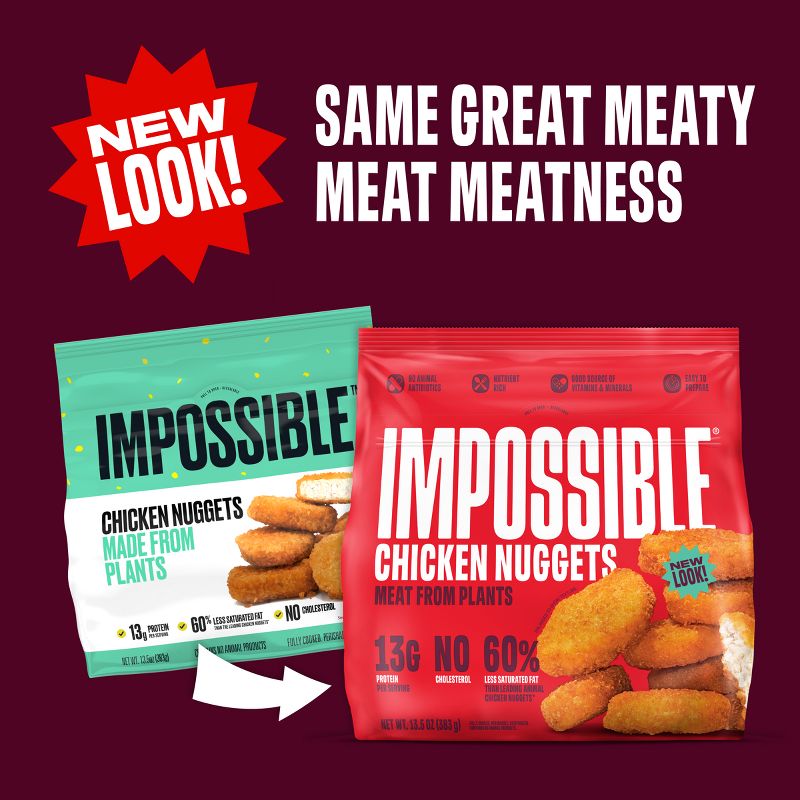 Impossible Plant Based Chicken Nuggets - Frozen - 13.5oz, 2 of 6