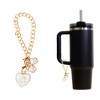 Unique Bargains Heart Bow Water Cup Pendant 1 Pc - 3 of 4