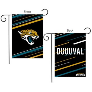 Briarwood Lane Jacksonville Jaguars Slogan Garden Flag NFL Licens - 1 of 3