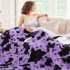 Inhand Heated Blanket Electric Throw - 50"x60" Cow Print Flannel Heating Blanket Throw Auto-Off 10 Heat Level Over-Heat Protection - 3 of 4