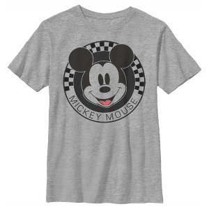 Boy's Disney Mickey Mouse Checkers T-Shirt - 1 of 4