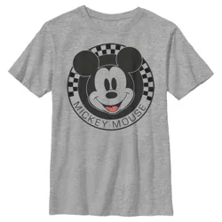 Boy's Disney Mickey Mouse Checkers T-Shirt