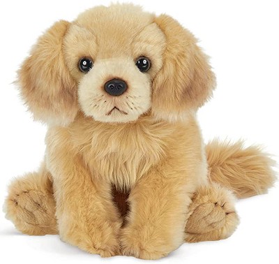 stuffed golden retriever puppy