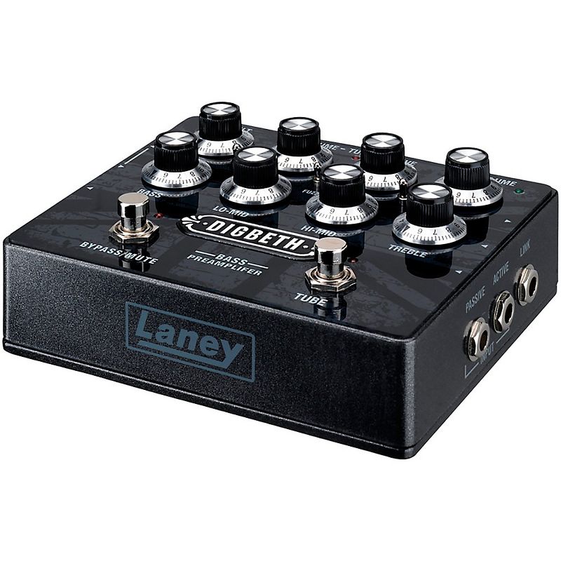 Laney Digbeth Series Bass Pre-Amp Effects Pedal Black, 3 of 6