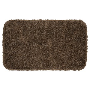 Serendipity Solid Shaggy Washable Nylon Bath Rug - Garland - 1 of 4