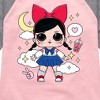 Girls' - LOL Surprise! - Fanime Kawaii Shirt Tail Raglan Graphic T-shirt - 2 of 4