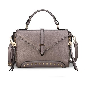 MKF Collection Angela Vegan Leather Women’s Satchel Bag by Mia K - 1 of 4