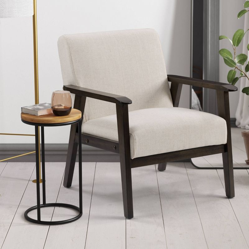 Greyson Wood Armchair - CorLiving, 2 of 10