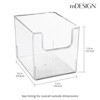 mDesign Kitchen Plastic Storage Organizer Bin with Open Front - 4 of 4