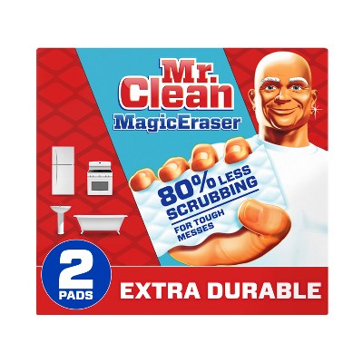 Mr. Clean Extra Durable Scrub Magic Eraser Sponges - 2ct : Target