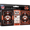 MasterPieces Officially Licensed NFL Cincinnati Bengals 2-Pack Playing cards & Dice set for Adults - 2 of 4