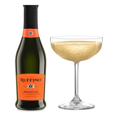 Ruffino Glera Prosecco DOC  Italian White Sparkling Wine - 375ml Bottle