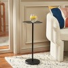 Gaius Side Table - ACC8006A - Matte/Black - Safavieh - 2 of 4