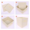 REGALWOVEN Collapsible Fabric Storage Bin with Handle for Organizing Clothes Books 2 Pcs - 3 of 4
