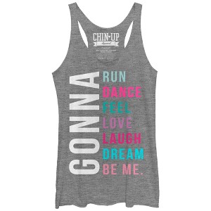 Women's CHIN UP Gonna Be Me Racerback Tank Top - 1 of 3