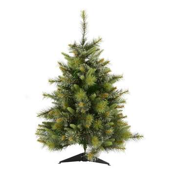 Vickerman Cashmere Pine Artificial Christmas Tree Potted