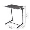 INFURNIC Desks Portable Adjustable Computer Table with Height and Angle Adjustment Sturdy for Versatile Use, Black, 20.47"*15.75"*27.95" - 3 of 4