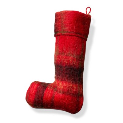 TAG Wooly Plaid Stocking