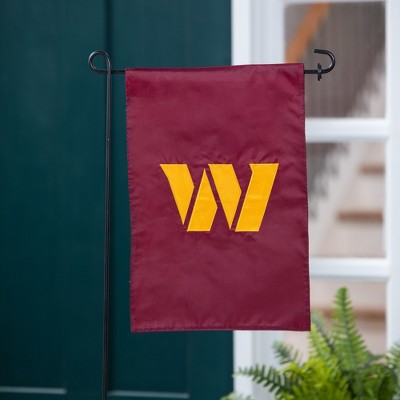 Evergreen NFL Washington Commanders Garden Applique Flag 12.5 x 18 Inches Indoor Outdoor Decor